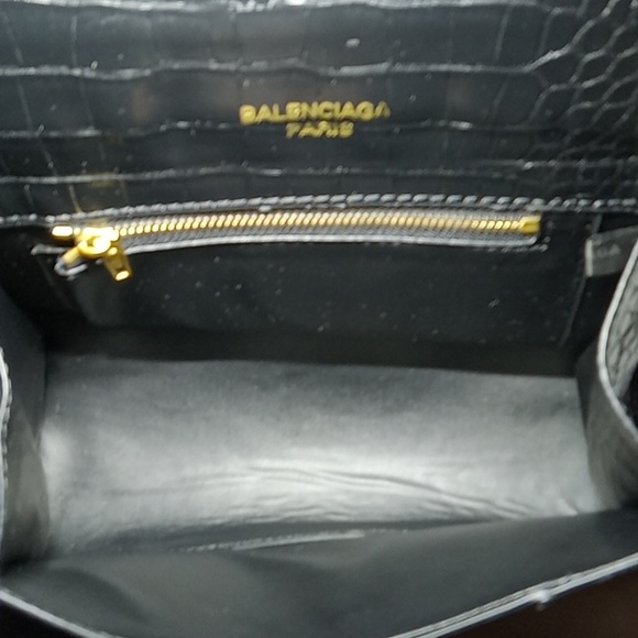 Balenciaga Crocodile Hourglass Bag Size Small - Picture 3 of 6
